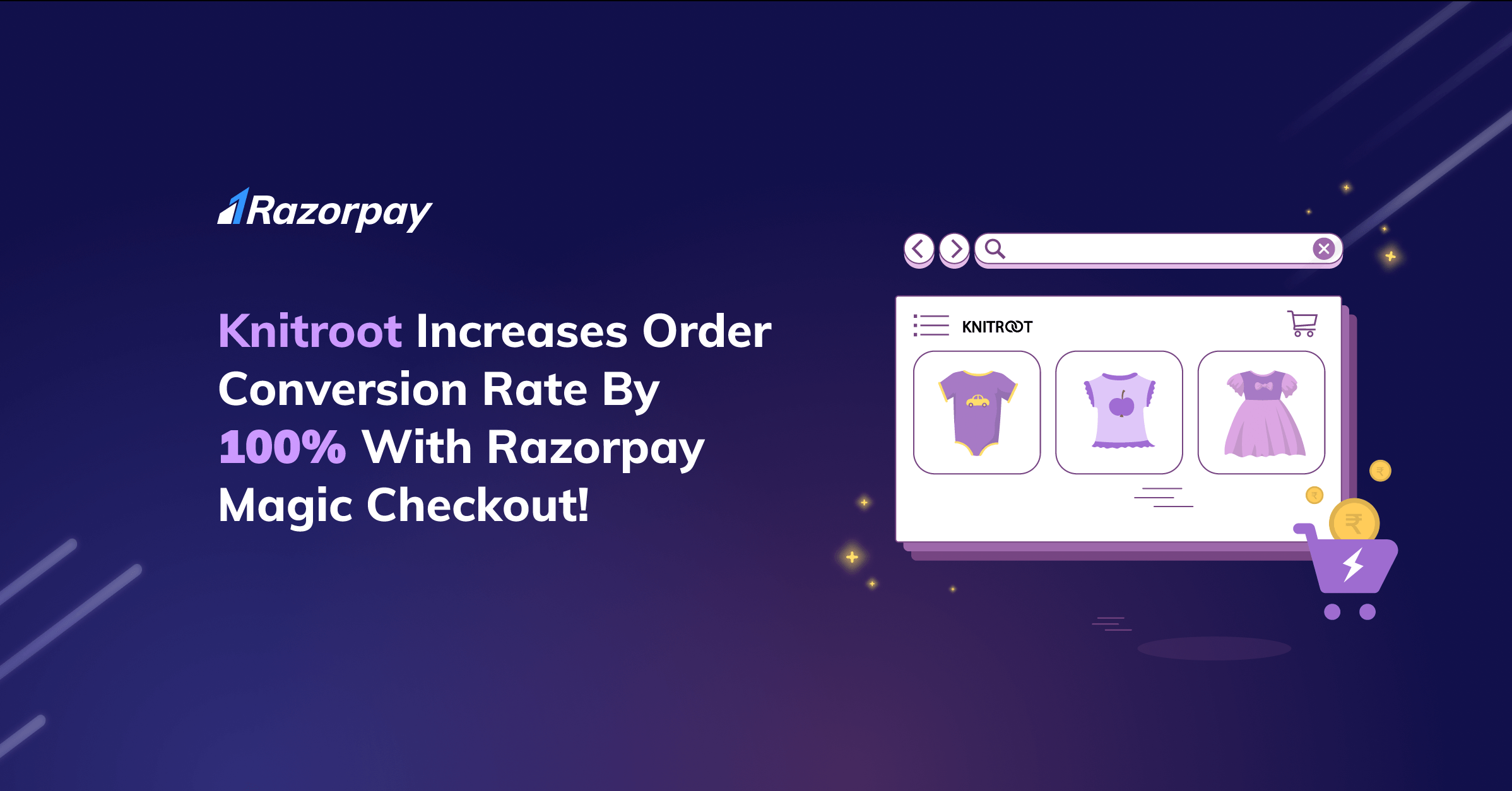 Knitroot Magic Checkout case study